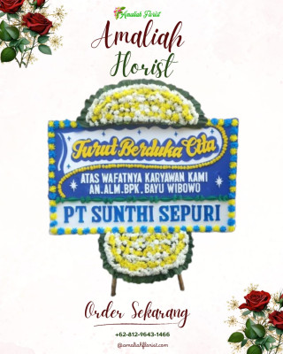 Papan Bunga Duka di Mauk Timur