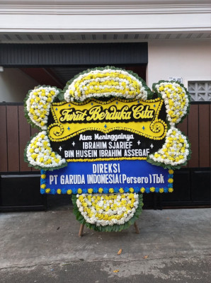 Papan Bunga Duka di Mauk Timur