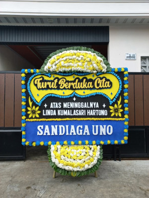 Papan Bunga Duka di Mauk Timur